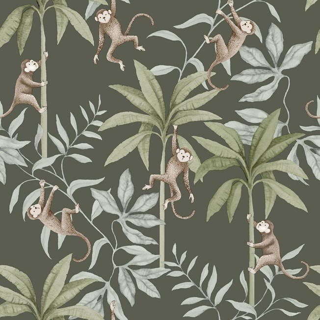 Newbie Wallpaper Jungle Friends tapet