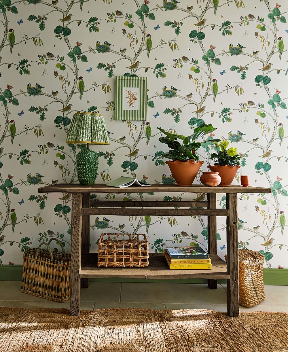 Sanderson - Woodland Chorus Botanical Arboretum Wallpapers