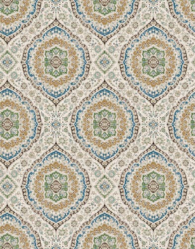 Nina Campbell - Karabali Blue Green