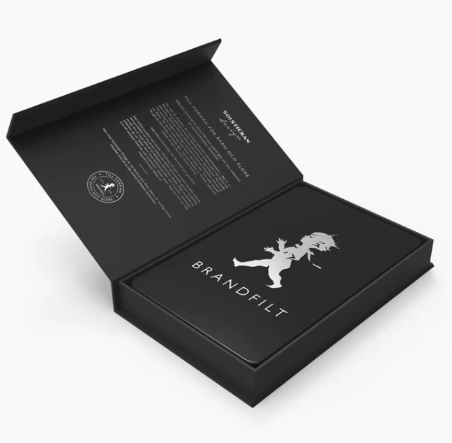 Brandfilt Svart/Silver