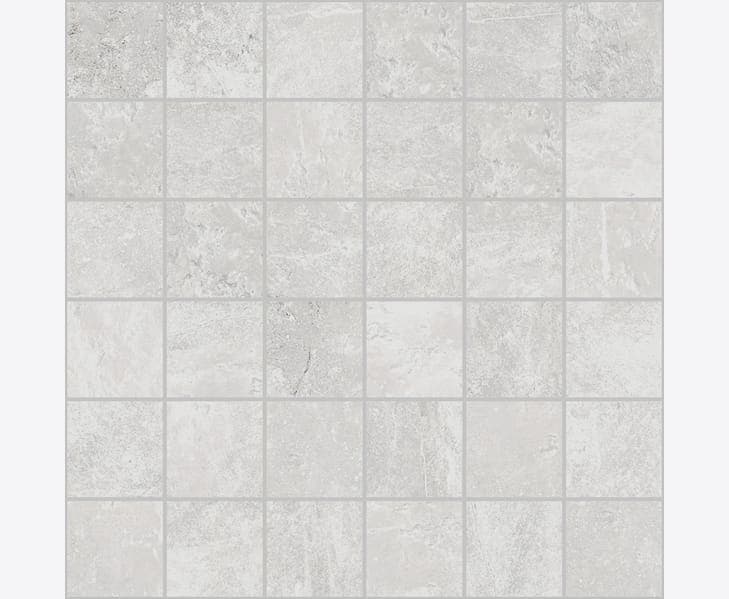 Everest White mosaik 4,8x4,8 ark 30x30