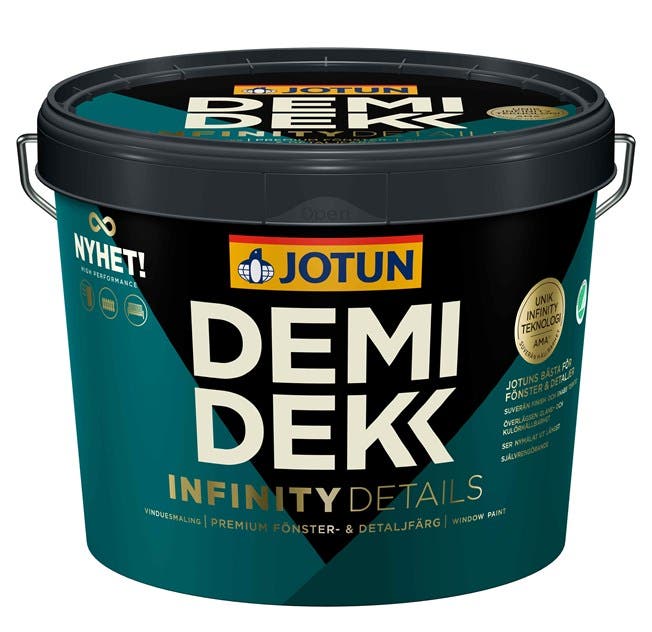 Demidekk Infinity Details 2,7 L Valfri kulör