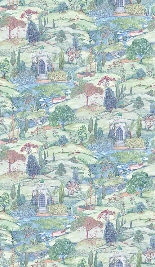 Osborne & Little - Lodhi Byzance Lodhi Aqua.