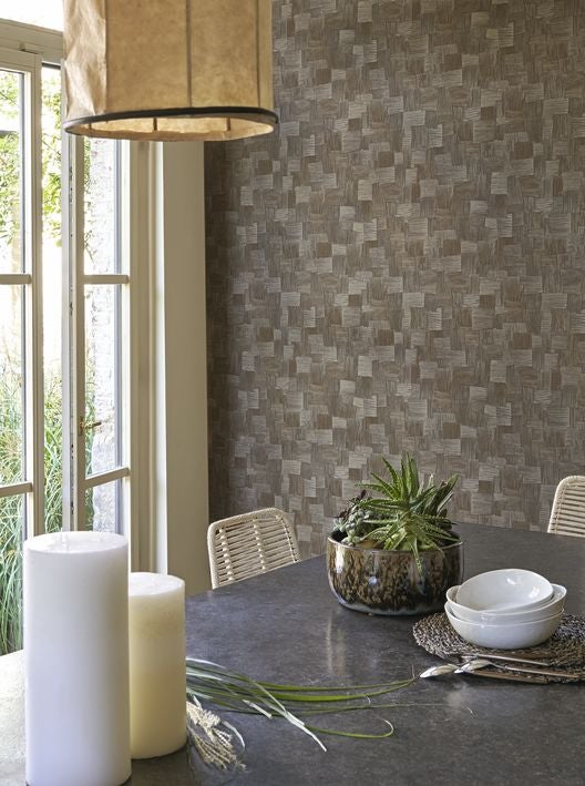 Casadeco - Dura Noir Reglisse Babylone Cad