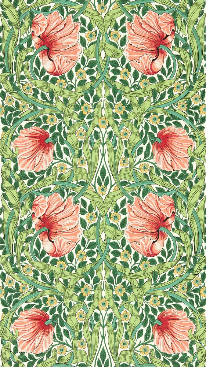 Pimpernel Shamrock/Waterm Bedford Park Wallpapers