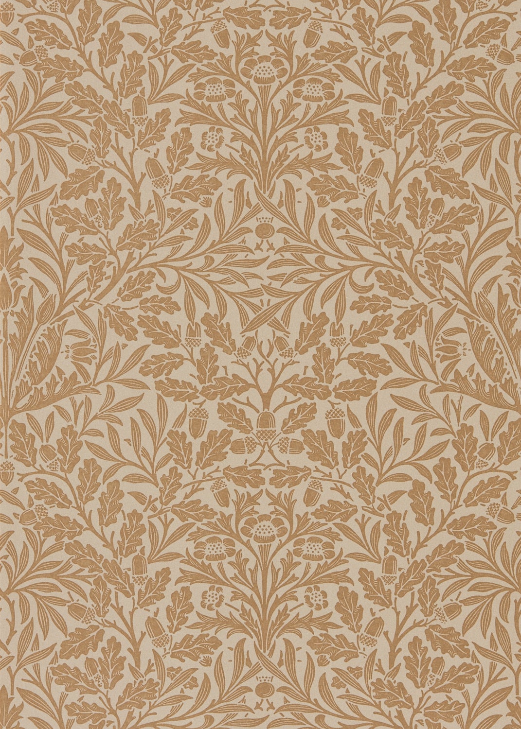 Morris & Co - Pure Acorn Gilver/Copper Morris Pure Wallpapers