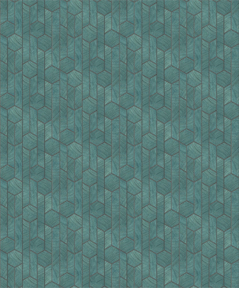 Midbec Tapeter - Kantha Teal
