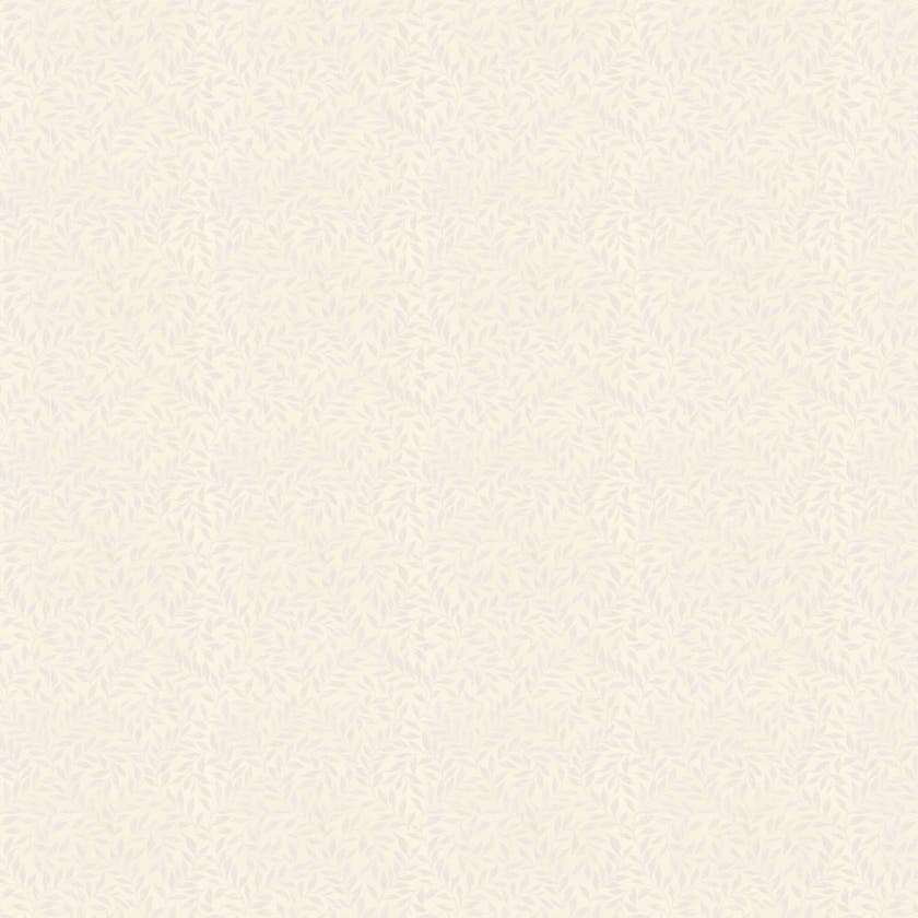 Lim & Handtryck - Bladmönster - Grå/Glimmer K36-90