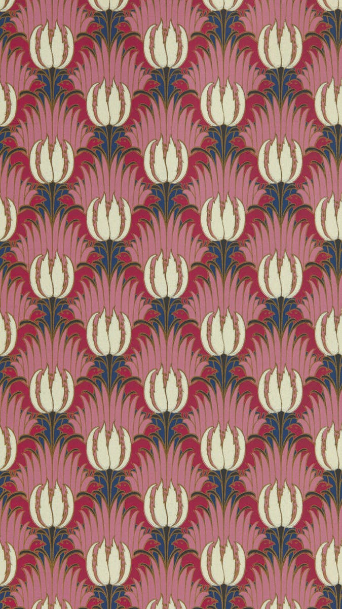 Tulip & Bird Amaranth & B Bedford Park Wallpapers
