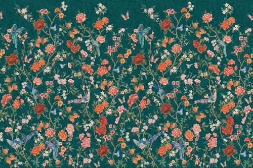 Intrade - Imperial Gardens teal