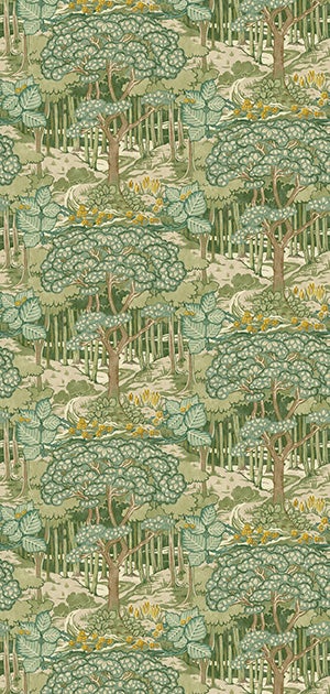 GP&J Baker - Brantwood Ruskin Green BW45106-1