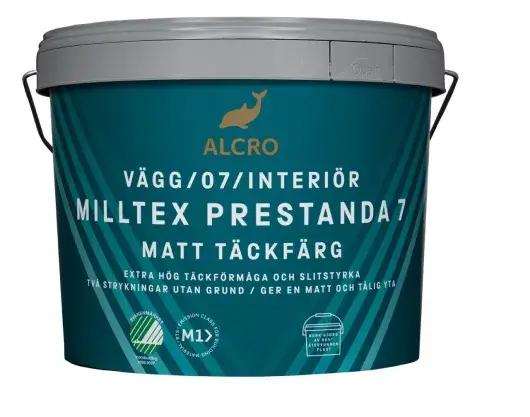 Milltex Prestanda 7 - 4L - Valfri mörk kulör (Outlet)