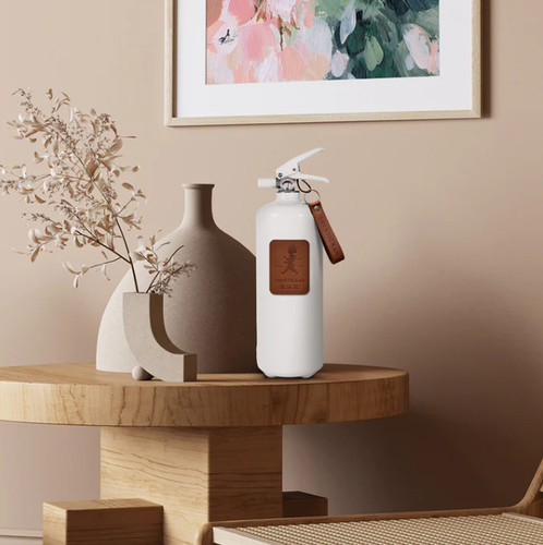 Brandsläckare 2 kg Mörkt läder