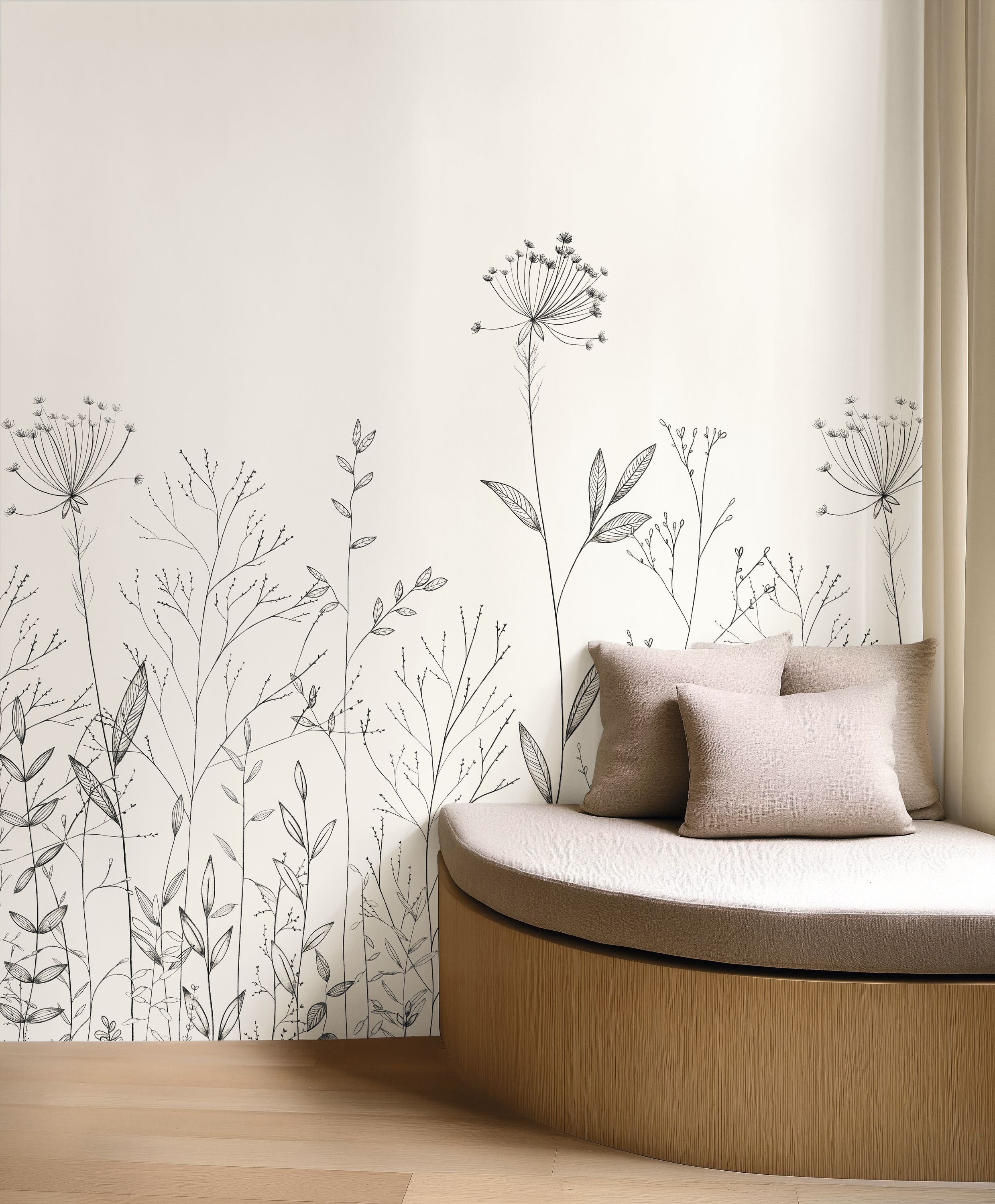 Caselio - Caselio - Field Line Noir Et Blanc 200X280