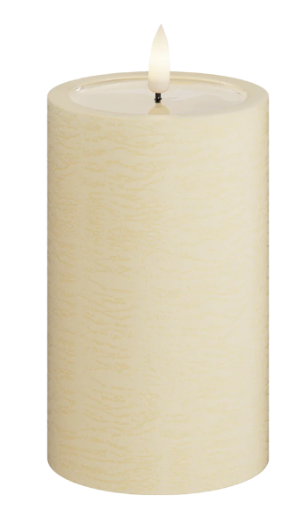 Blockljus LED Unique Cremevit