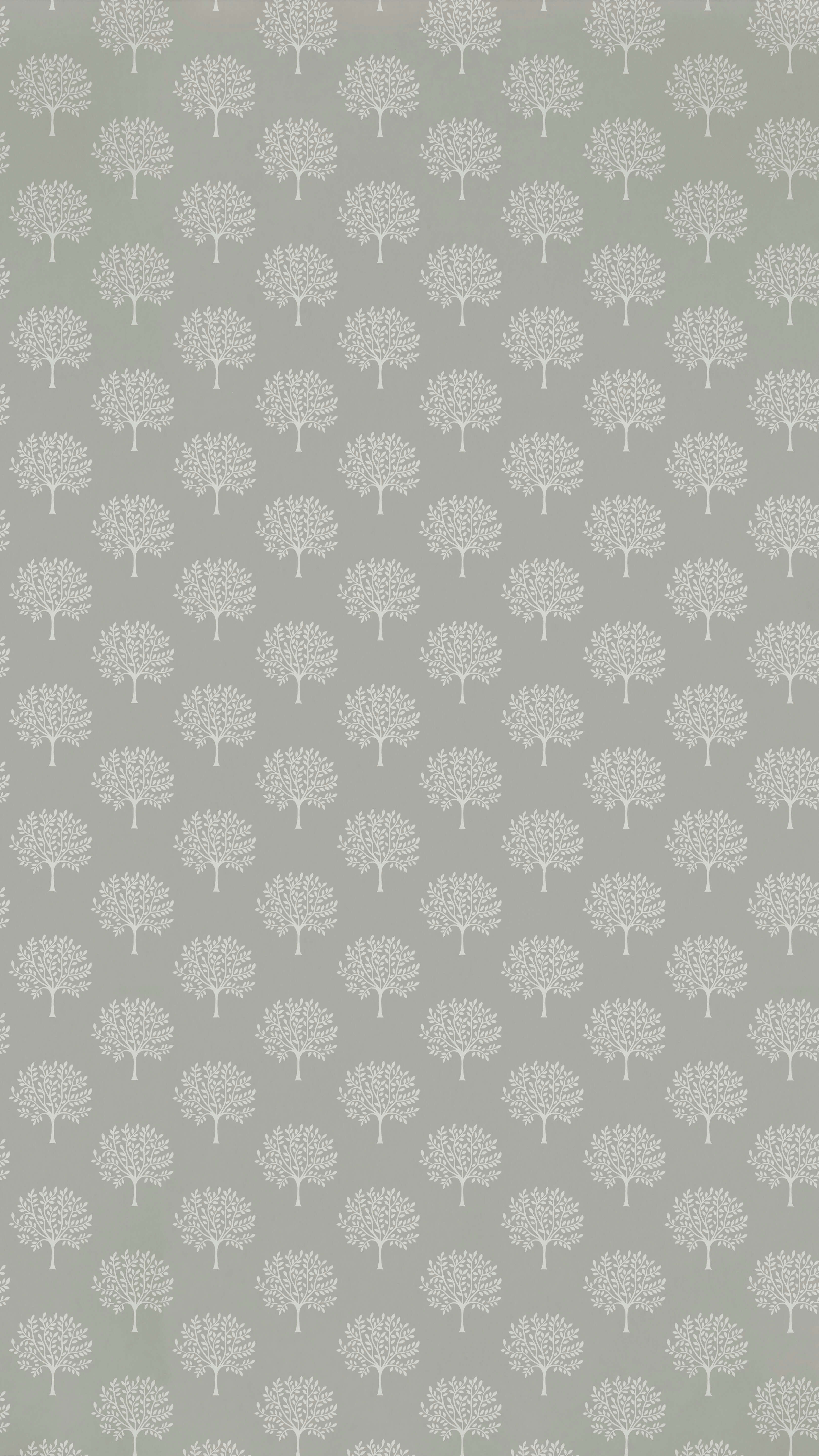 Sanderson - Marcham Tree Grey Birch Littlemore Wallpapers