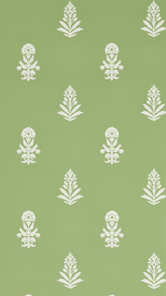 Sanderson - Dabu Botany Green