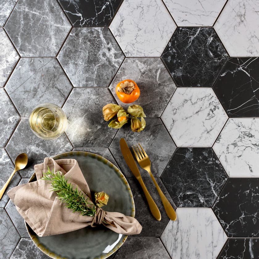 Marriott Gris Perla hex 14x16,3