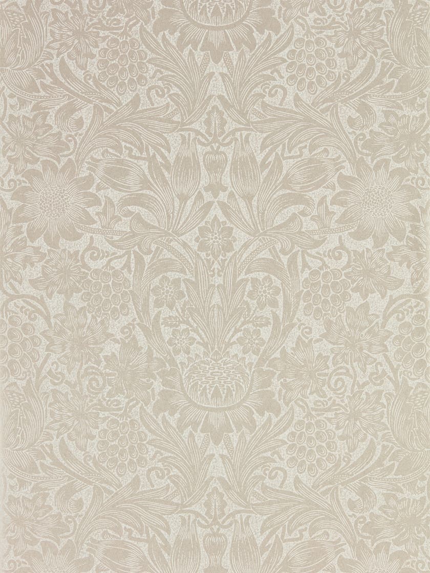 Morris & Co - Pure Sunflower Pearl/Ivor Morris Pure Wallpapers