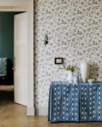 Colefax and Fowler - Toile Chinoise Blue