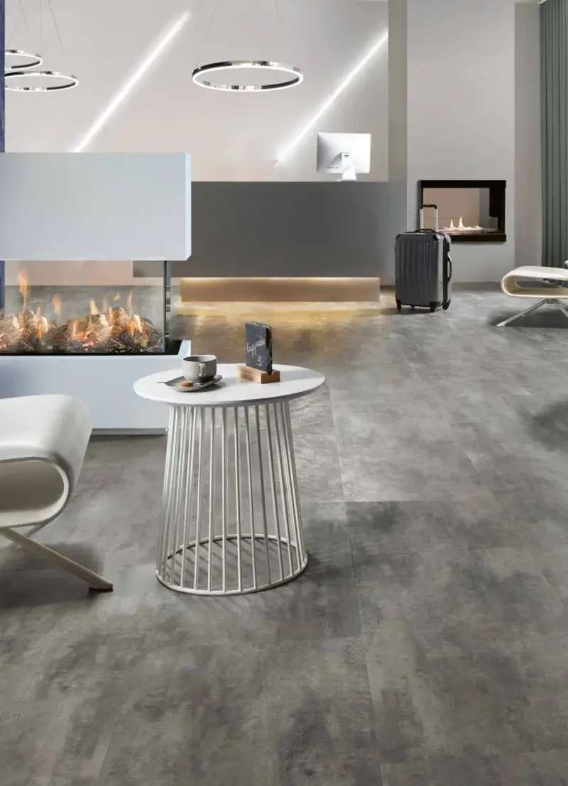 Vinylgolv Floorit - Brick Cement Dark Click 5.5mm