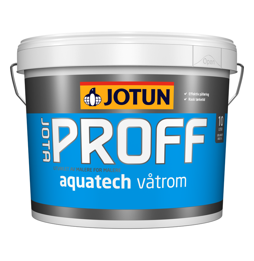 Jotaproff Aquatech - Våtrumsfärg - 3L - Vit