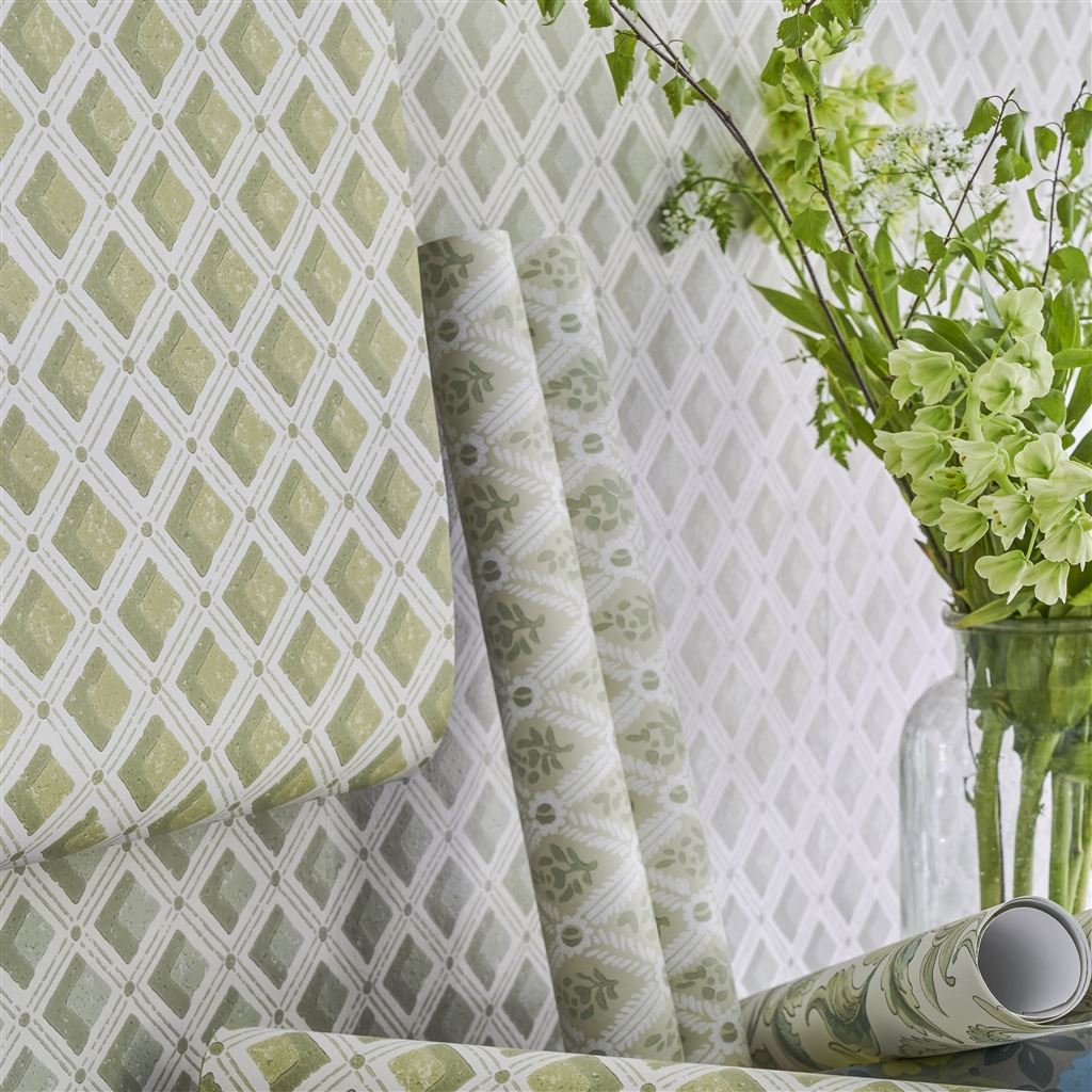 Designers Guild - Amsee Geometric Heritage Wallpaper