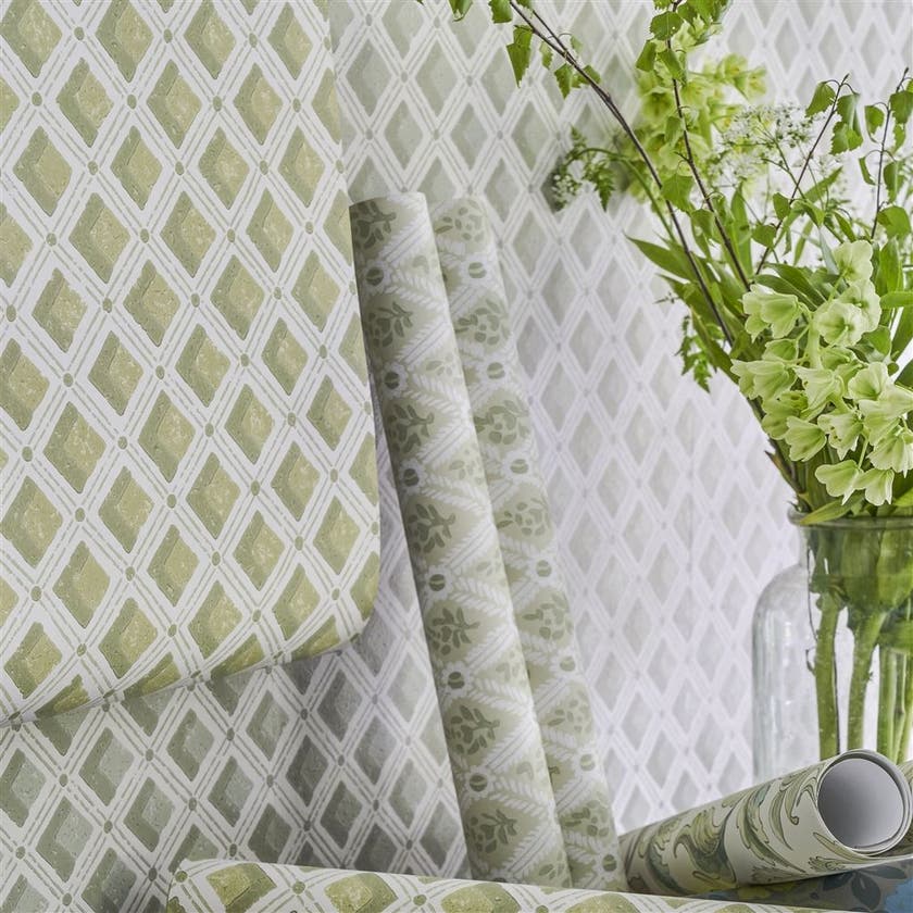 Designers Guild - Amsee Geometric Heritage Wallpaper
