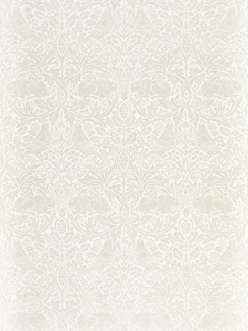 Morris & Co - Pure Brer Rabbit White Cl Pure Morris North Wallpap