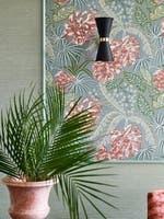 Jane Churchill - Rousseau Teal/Coral