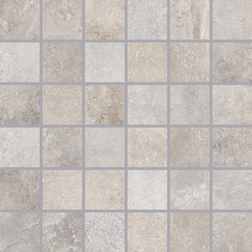 Craft Light grey mosaik 5x5, ark 30x30
