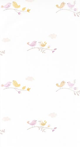 Casadeco - Rose & Nino Rose Parme / Rose & Nino Cad