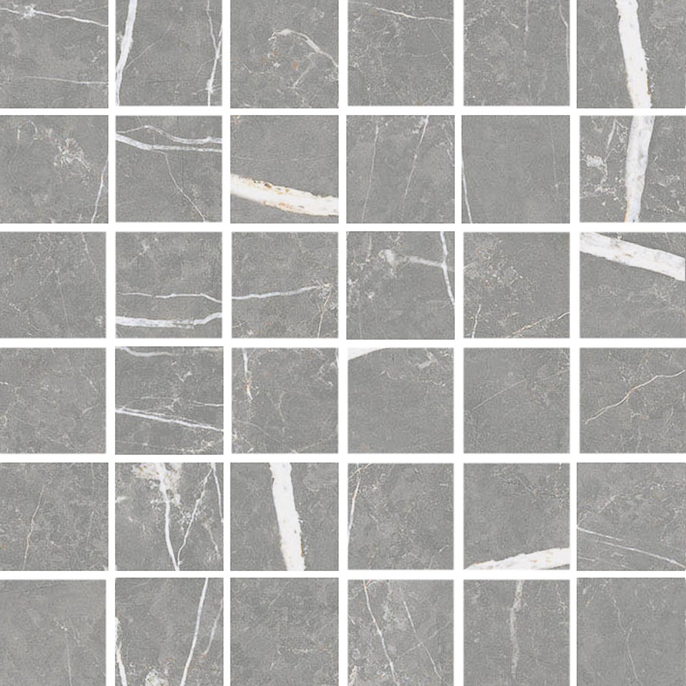 Glaciär Grafit mosaik 5x5, ark 30x30