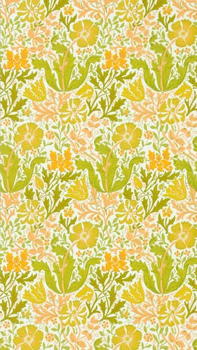 Morris & Co - Compton Summer Yellow Cornubia Wallpapers