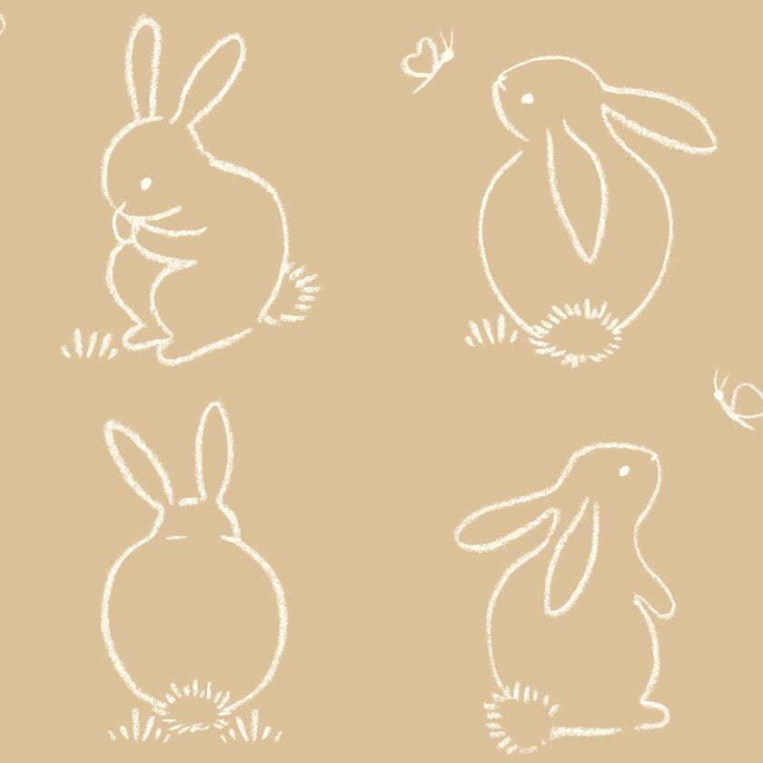 FUNNY BUNNY BEIGE CAMEL ONCE UPON A TIME