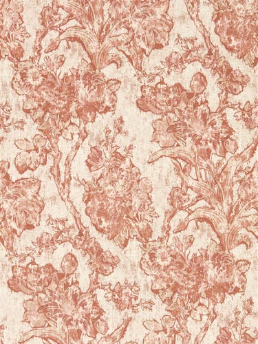 Sanderson - Fringed Tulip Toile Putty Sanderson x Giles Deacon
