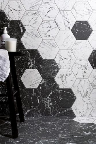 Marriott Marquina hex 14x16,3