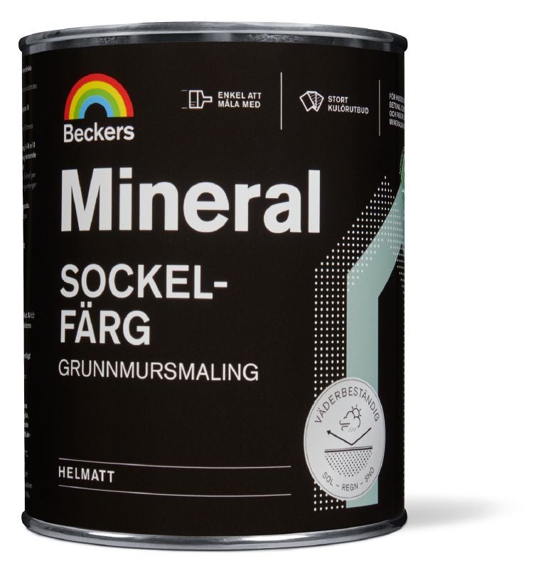 Mineral Sockelfärg 1 L 531 Grafit