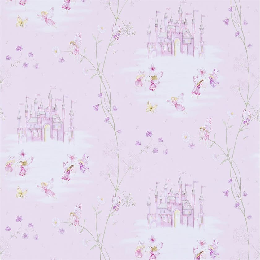 Sanderson - Fairy Castle Pink Abracazoo Wallpapers