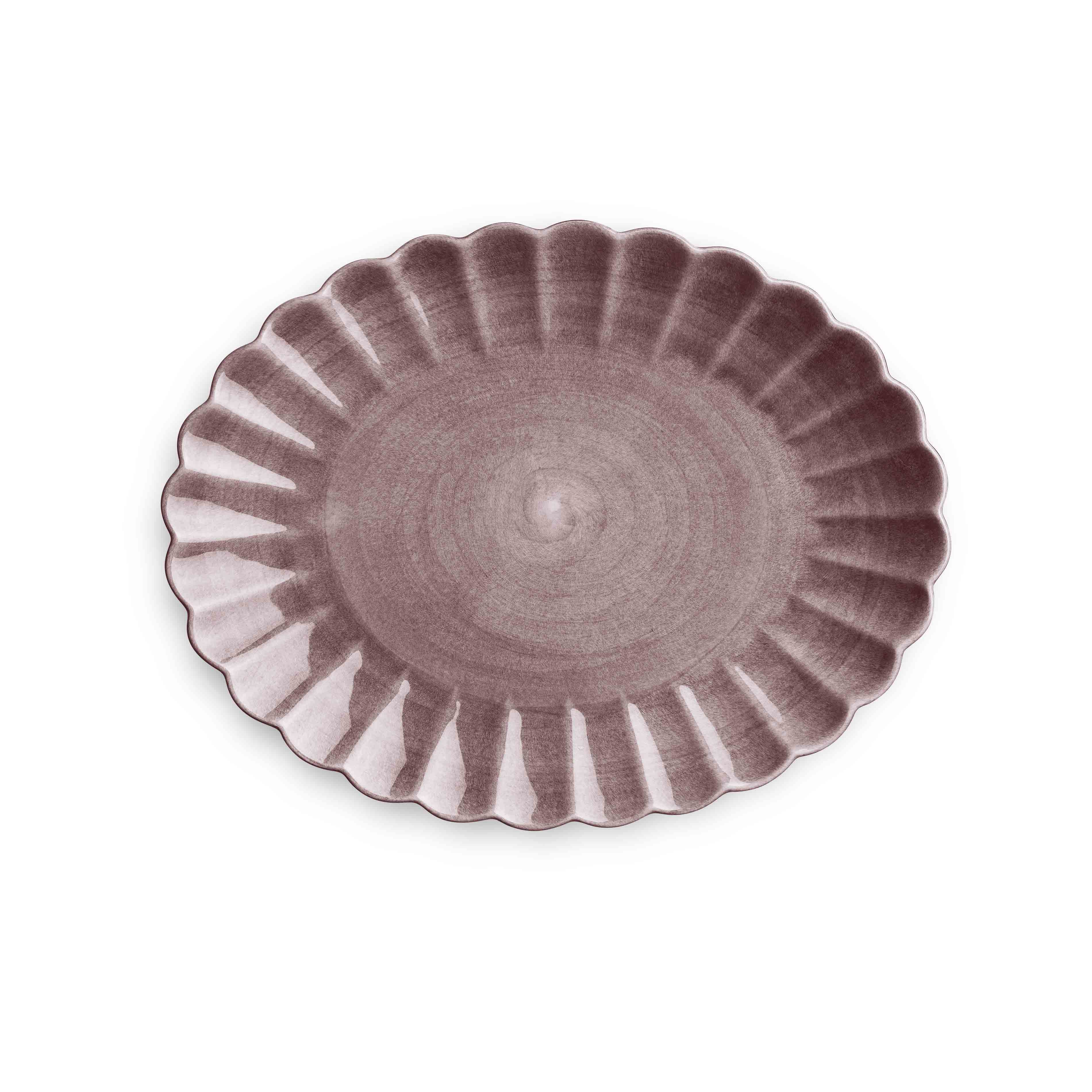 Oyster Fat 35 x 30 cm Plommon