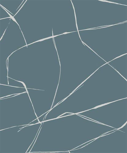 Carma - Peel & Stick Inkwork Abstract Blue Dusk NW53202