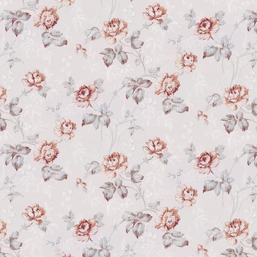 Lim & Handtryck - Belle epoque - Grå/Terrakotta x104-35