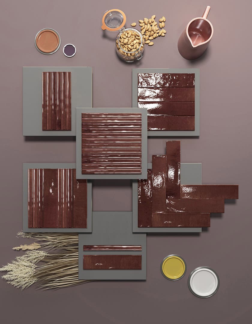 Pigalle Grape stavmosaik 12,5x25