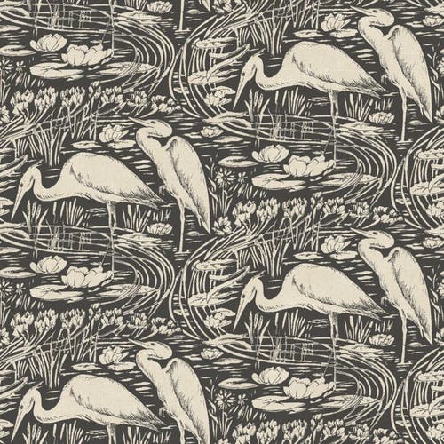 Casadeco - Euphrate Noir Reglisse Babylone Cad