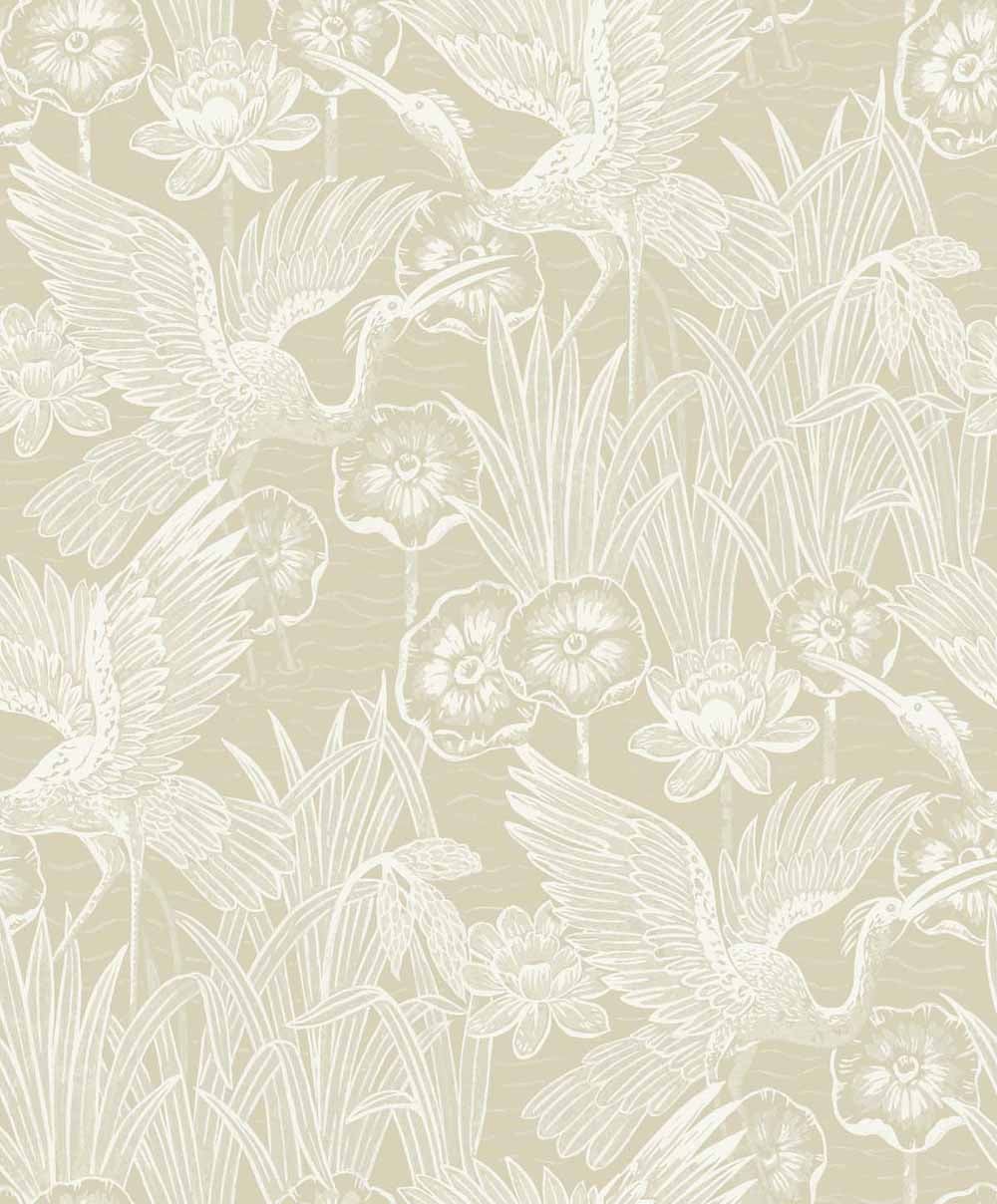 Carma - Peel & Stick Floral Heron Sand NW54505