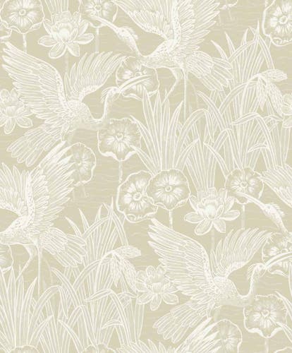 Carma - Peel & Stick Floral Heron Sand NW54505