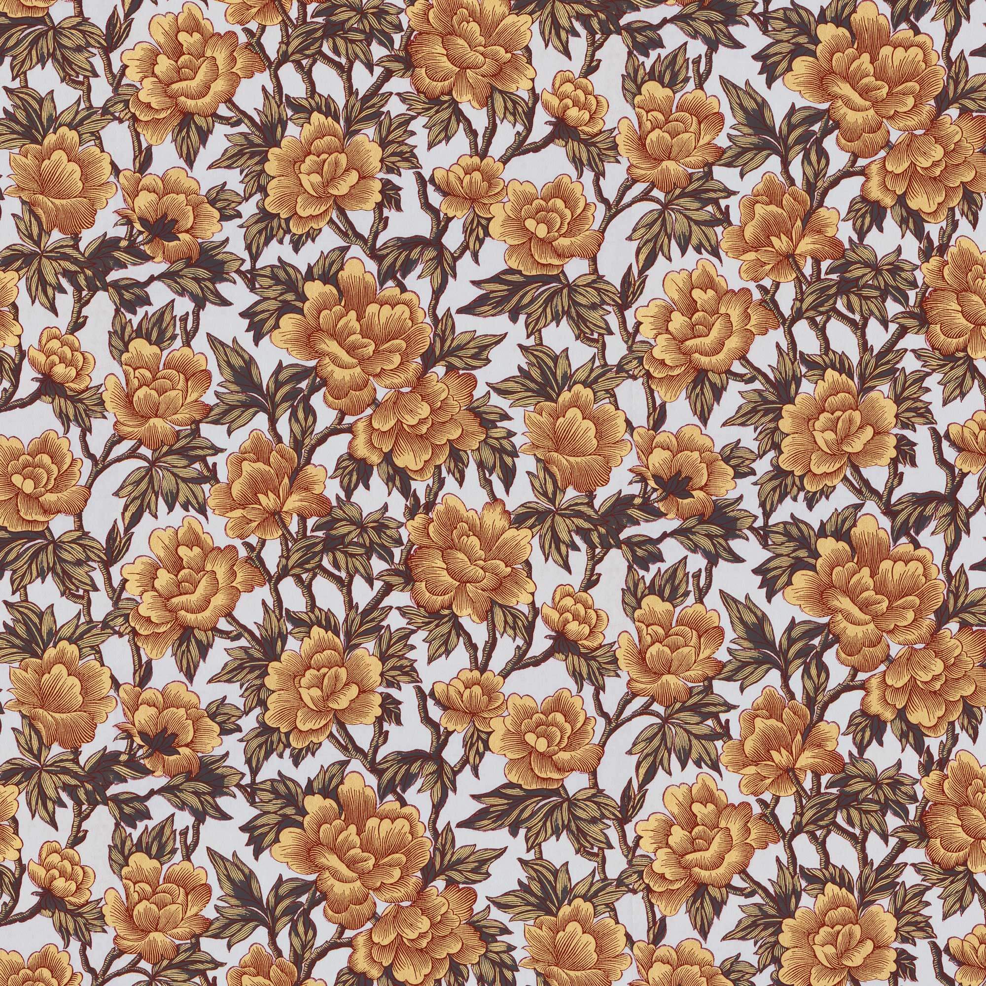 Lim & Handtryck - Pionen - Guld/Blå x107-95