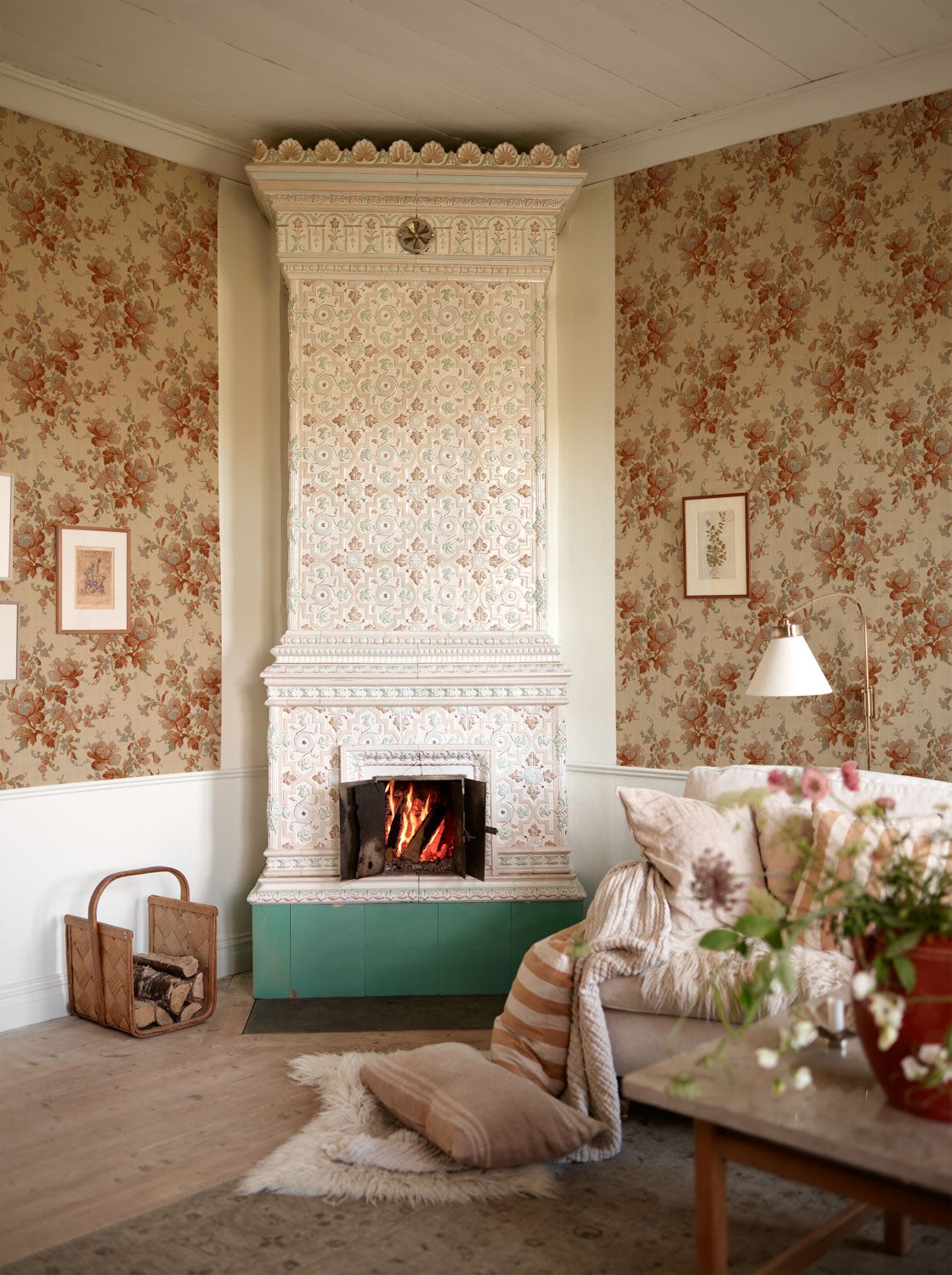 Duro - Ingeborg Röd/Multi Gammalsvenska Papper