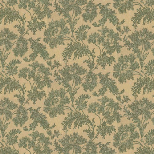 Lim & Handtryck - Hällestrand - Grön/Guld x132-54