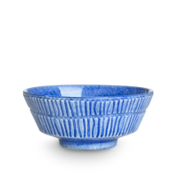 Stripes Skål 15x6 cmLjusblå